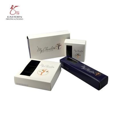 China Custom Printed Foldable Paper Box , Chocolate Boxes With Inserts for sale