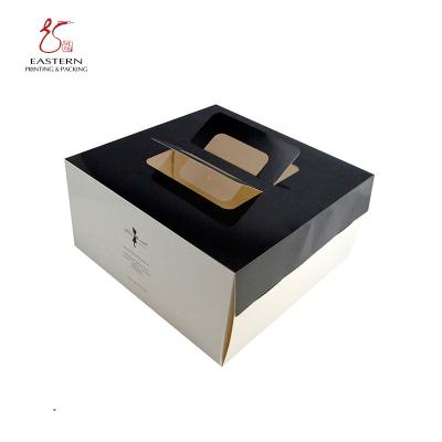 China Eco Friendly Cake Packaging Boxes Custom Logo For Birthday Or Wedding Party for sale
