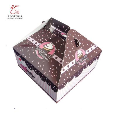 China Pantone Color 4inch Cake Packaging Boxes , Cardboard Boxes For Baked Goods for sale