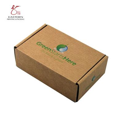 China Natural Brown Recyclable Corrugated Mailer Boxes CMYK Printed for sale