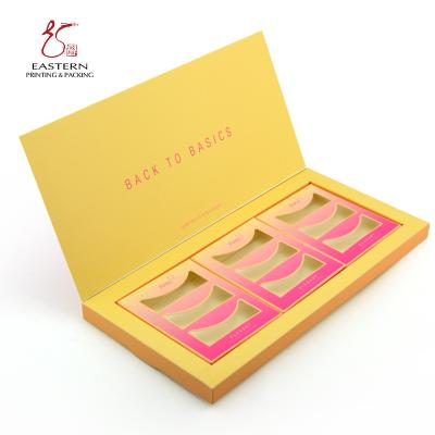 China CMYK Printing Foldable Eyelash Packaging Box High Hardness for sale