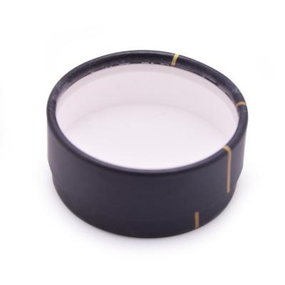 China Round Eyelash Paper Box With PVC Window , Custom Lash Packaging with Private Label for sale