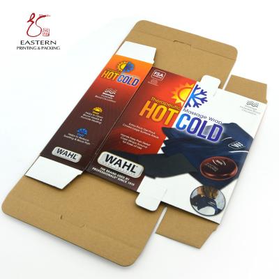 China Cajas de cartón plegables del este del paquete plano, cajas de cartón resistentes 300gsm en venta