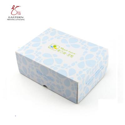 China White E Flute Corrugated Shoe Box Packaging Matte Lamination for sale