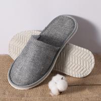 Quality Unisex Disposable Hotel Slippers Non Slip White Hotel Slippers for sale
