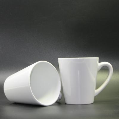 China Morden estilo hogar agua de oficina cerámica blanca taza de té tazas de café apilables en venta