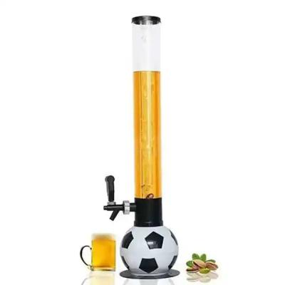 China 2.5l Football Beer Tower Coffee Bar Equipment Soccer Beer Tower for sale