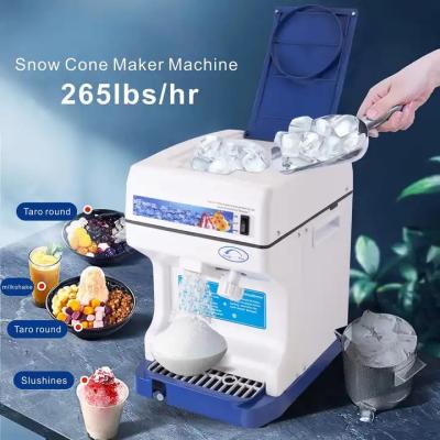 Chine Fabricant de cônes de neige électrique de 230W 220V Machine à cônes de neige Blanc à vendre