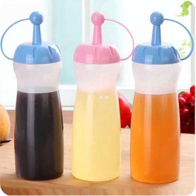 China 320ML 440ML Plastic Ketchup Squeeze Bottle Tomato Ketchup Squeezer for sale