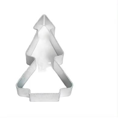 China Stainless Christmas Cookie Cutter Three Dimensional Christmas Tree Cake Mold for sale