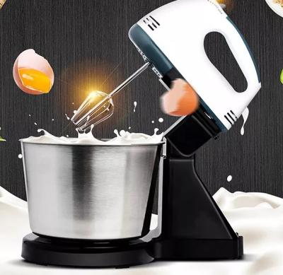 China Kitchen Dough Kneading Stand Food Mixer Egg Beater Hand Mixer With Mixing Bowl for sale