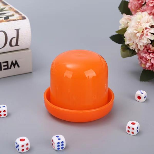 Quality Round Corner Pip Dots Cubes Casino Dice Plastic Acrylic Bouncing Game Dices for sale