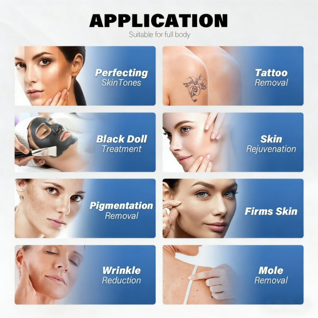 Advanced Triple Wavelength Diode Laser & Pico Nd:YAG Tattoo Removal Machine for Med Spa Clinics 2