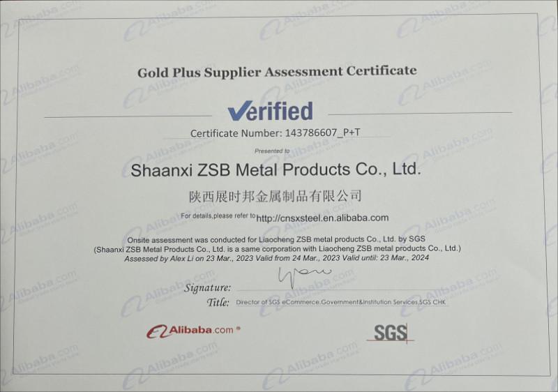 SGS - Z.S.B Metal Product CO.,LTD