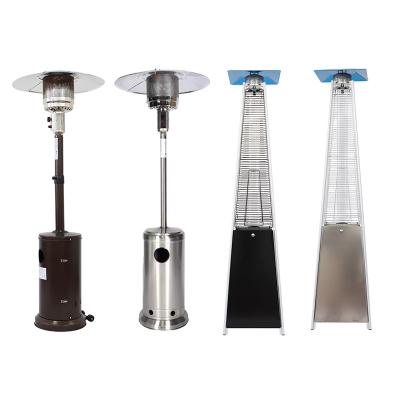 China Manufacturers Flame Emitter Screen Reflector Small Ceiling Infra Red Carbon Fiber Proane Pyramid Terrance Outdoor Patio Heater for sale