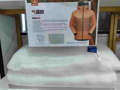 China Fabricación de tejidos ligeros y esponjosos de algodón con algodón aerogel con fibra de poliéster en venta