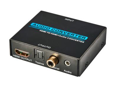 China HDMI preto à saída audio análoga COAXIAL audio do apoio SPDIF do conversor de HDMI à venda