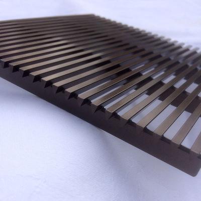 China Decorative Wedge Wire Mesh , PVD Finish Welded Wedge Wire Screen For Cladding for sale