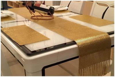China Aluminum Brass Wire Fabric Mesh Electroplated Painted Finish for sale