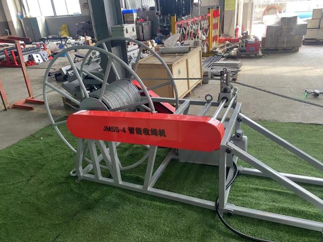Electric Wire Rope Rewinding Machine JMSS-4 - Side View