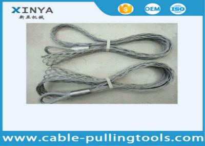 China 10KN Working Load Wire Mesh Grip Cable Socks 2 Meter Long For OPGW 10-25 mm for sale