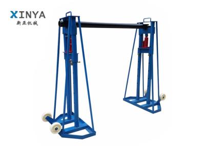 China Hydraulic Cable Reel Stand Cable Drum Jack For Supporting Cable Drum for sale