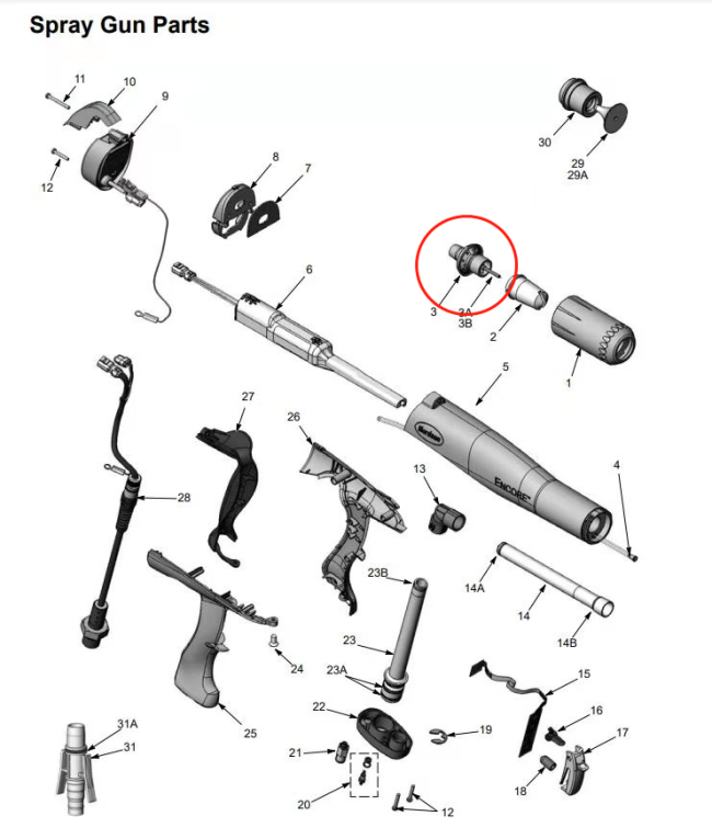 Technical diagram of electrode assembly components