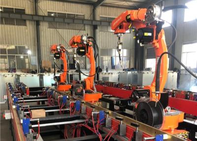 China High Precision Automatic Robot Welding Machine Space Saving for sale