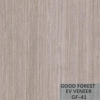 China Apricot Silver Wood Veneer Wallpaper Engineered Vertical Grain for sale