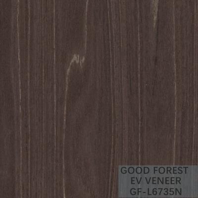 China Engineered Wenge Veneer Sheets Recomposed Dark Wood Veneer Sheets for sale