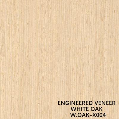China Man Made Reconstituted Composite White Oak Wood Veneer X004 0.15-0.6mm For Plywood for sale