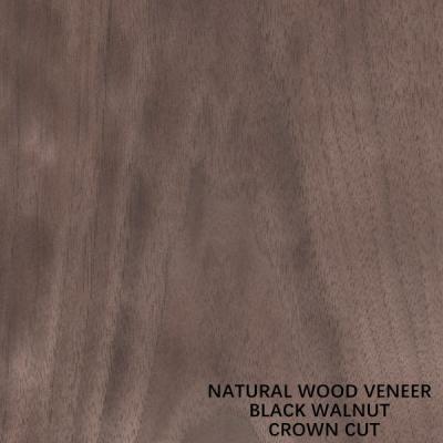 中国 American Natural Walnut Wood Veneer Flat Cut Crown Cut Grain For High Class Furniture Making Fsc China Manufacturer 販売のため