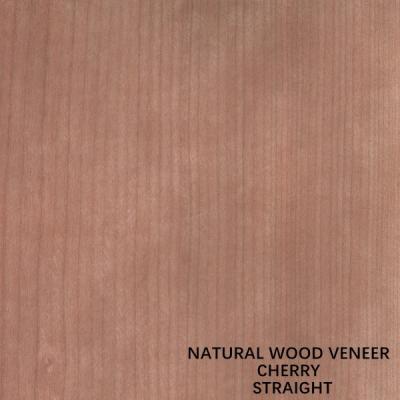 China Door Skin American Natural Cherry Wood Veneer Quarter Cut Straight Grain for sale