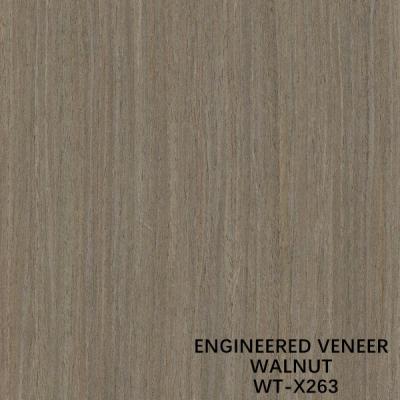 China 0.15-0.55mm Thickness Engineered Wood Veneer X263 Quarter Cut Fine Line Grain For Door And Windows for sale