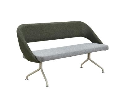 China Foam Upholstered Dining Bench With Powder Coating Leg 1ps/Ctn for sale