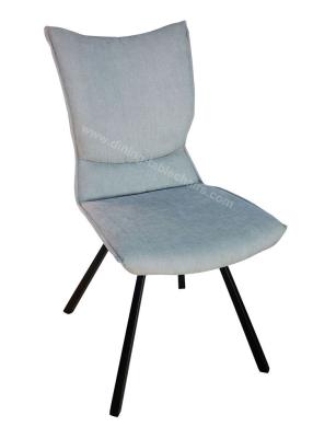 China Fabric Shell Upholstered Restaurant Dining Chairs Polyester Material Wear Proof for sale