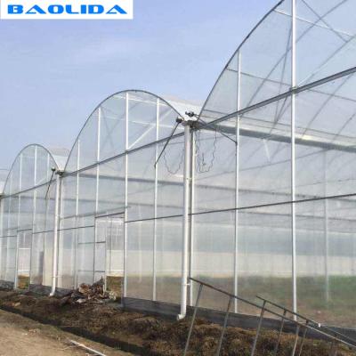 China Clear Plastic Grow Tunnel / Agriculture Farm Plastic Tunnel Greenhouse for sale