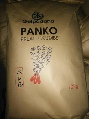 China 10kgs Panko Bwhole Grain Bread Crumbs 5-6mm , Whole Wheat Italian Bread Crumbs for sale
