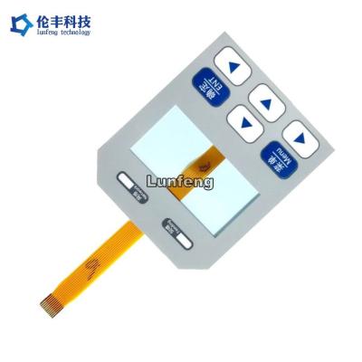 China Customized Design LED Membrane Switch , LGF LED Membrane Keypad for sale