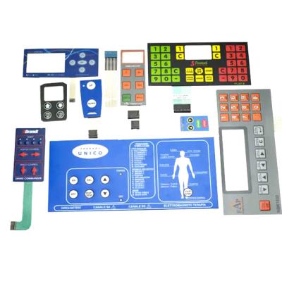 China Customized Plastic Membrane PET  Switch For Industrial/Medical With LED Color for sale
