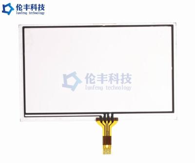 China Pantalla táctil resistente capacitiva del panel táctil G2F del alambre de la pulgada 4 de GFF 15 en venta