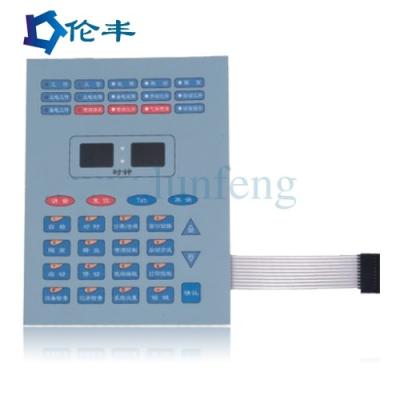 China Tactile Keys PC PET Membrane Switch Keyboard 3M468 Industrial Device for sale