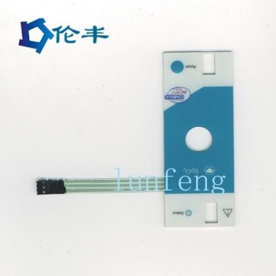 中国 光沢のあるSurface Flat Buttons PET Membrane Switch Keypad 3M467 販売のため