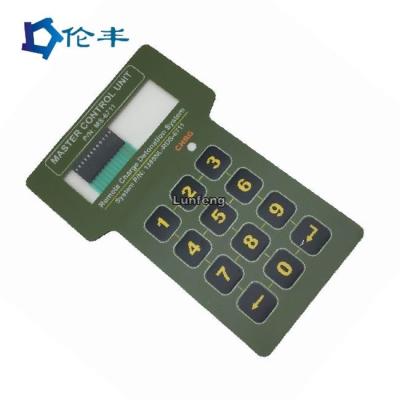 China Polyester Backlight 3M 468 Membrane Switch Keypad LCD Window for sale