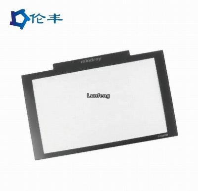 China 4H Hardness PMMA Touch Panel 3M Adhesive Screen Printing Lcd Panel Overlay for sale