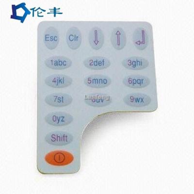 China Graphic Overlay Silk Screen Printing Electric Circuit Control Membrane Switch for sale