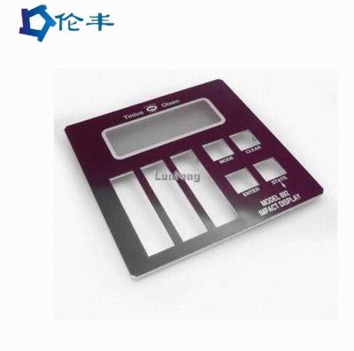 China OEM Membrane Switch Graphic Overlay Embossed Button For Equipments for sale
