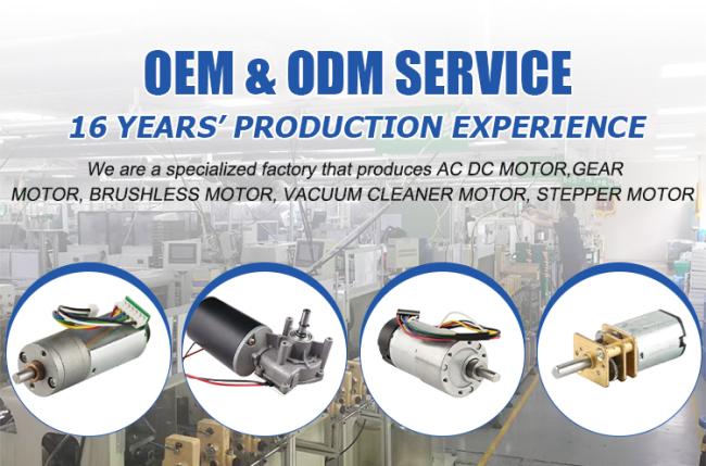 48VDC Brushless BLDC Motor front view