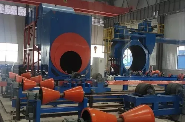 PUR Spray PE Wrap Pre-Insulated Pipe Production Line for Energy Efficiency