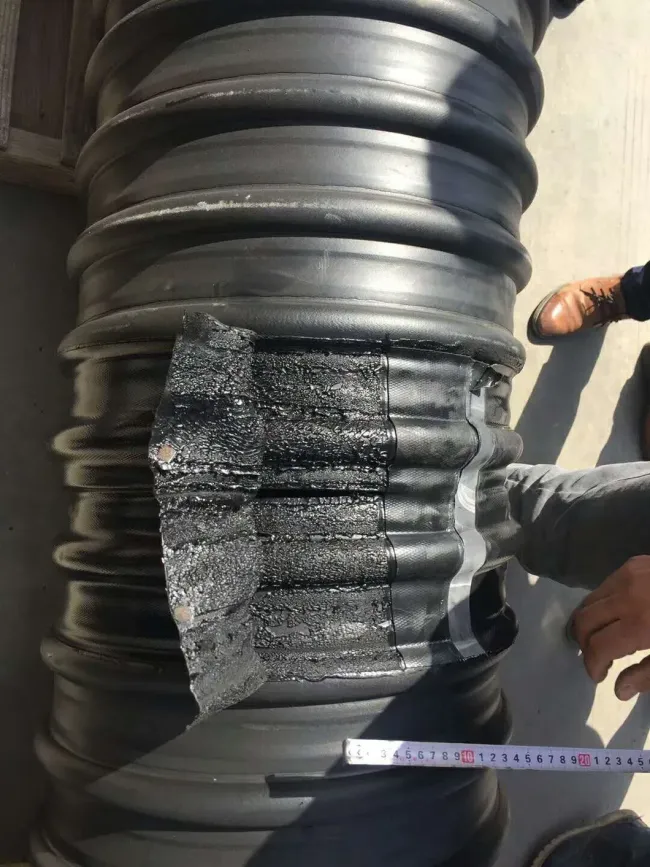 HDPE Corrugated Pipeline Joint Heat Shrink Sleeve Wrapping Sleeve